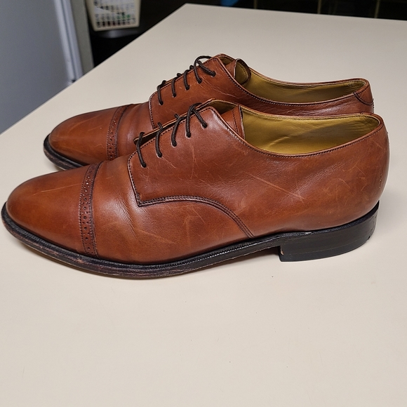 Johnston and Murphy oxfords size 9 1/2 - Picture 3 of 9